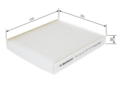 Cabin air filter - cabin, fits