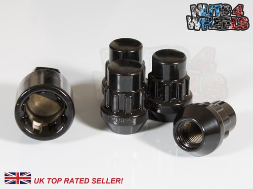 Black locking wheel nuts - x,