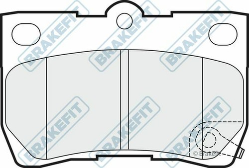 Brake pads rear for lexus - pads, is