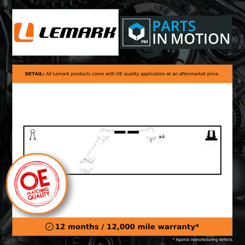 Leads ignition cables set - ht,