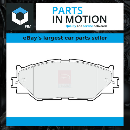 Brake pads set fits - brake,