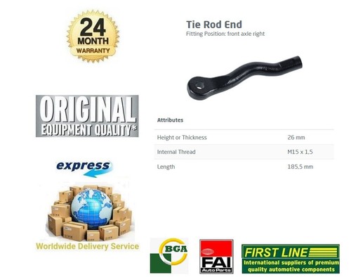 Right track rod end tie - 1x,