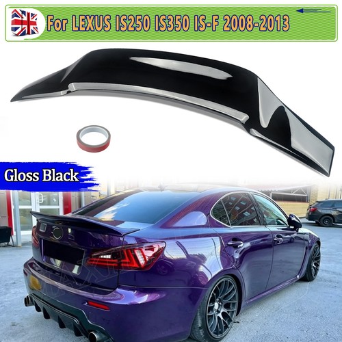 Gloss black rear boot spoiler - gloss,