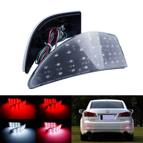 Clear lens led rear bumper - clear,
