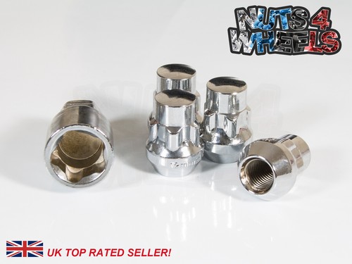 Chrome locking wheel nuts - chrome,