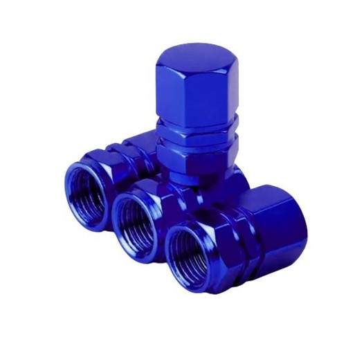 Valve dust caps blue for - valve,