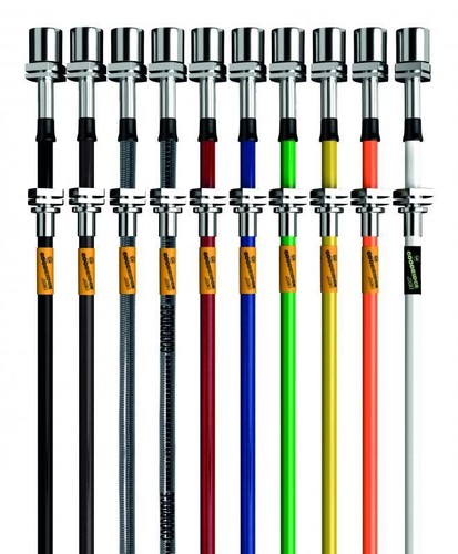 Goodridge black brake hoses - black,